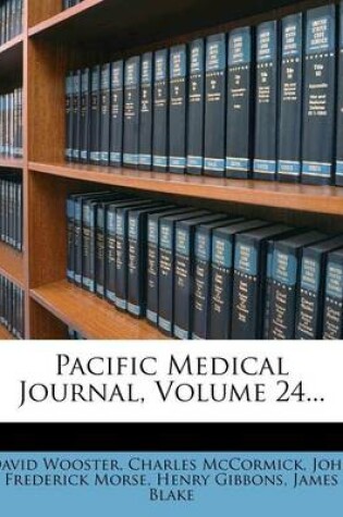 Cover of Pacific Medical Journal, Volume 24...