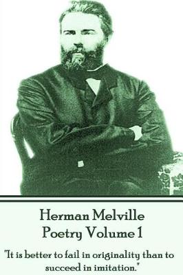 Book cover for Herman Melville Poetry Volume 1