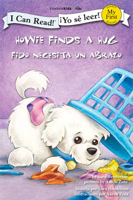 Book cover for Howie Finds a Hug/Fido Recibe Un Abrazo