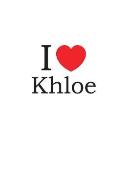 Book cover for I Love Khloe