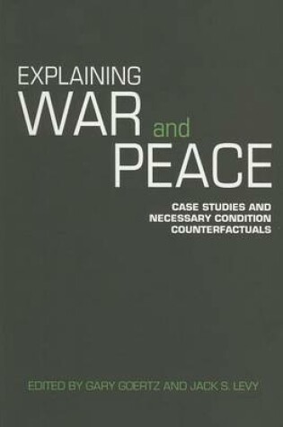 Cover of Explaining War and Peace