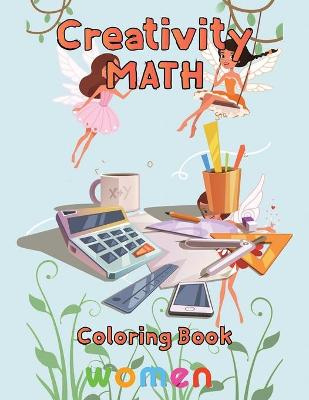 Book cover for Creativity Math coloring book women