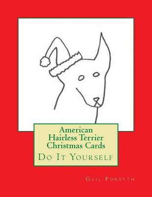 Book cover for American Hairless Terrier Christmas Cards