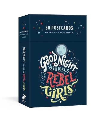 Book cover for Good Night Stories for Rebel Girls: 50 Postcards