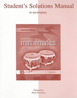 Book cover for Basic College Mathematics Student's Solutions Manual