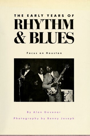 Cover of Early Years of Rhythm and Blues