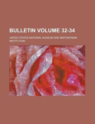 Book cover for Bulletin Volume 32-34