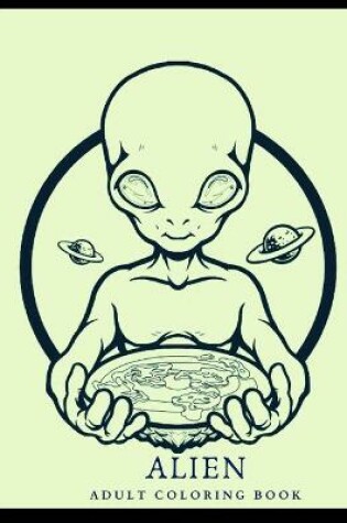 Cover of Alien Adult Coloring Book