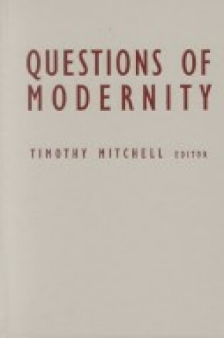 Cover of Questions Of Modernity