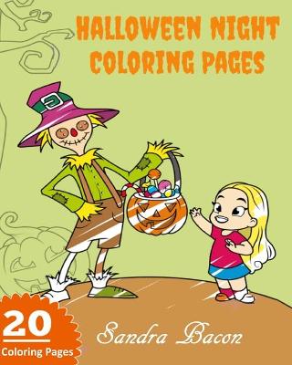 Book cover for Halloween Night Coloring Pages