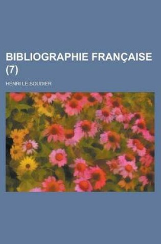 Cover of Bibliographie Francaise (7)