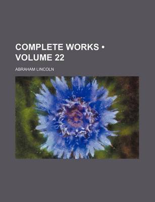 Book cover for Complete Works (Volume 22)