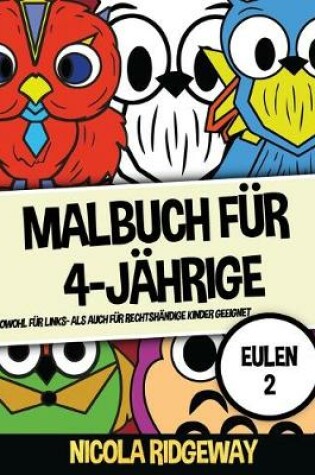 Cover of Malbuch für 4-Jährige (Eulen 2)