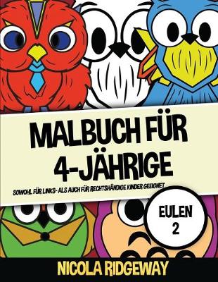 Cover of Malbuch für 4-Jährige (Eulen 2)