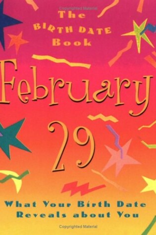 Cover of The Birth Date Book February 29