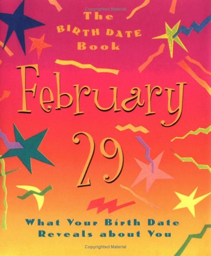 Book cover for The Birth Date Book February 29