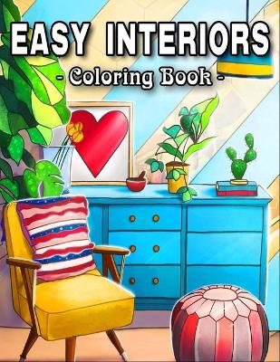 Book cover for Easy Interiors Coloring Book