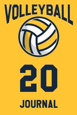Book cover for Volleyball Journal 20