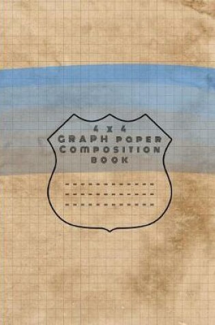 Cover of 4 x 4 graph paper composition book