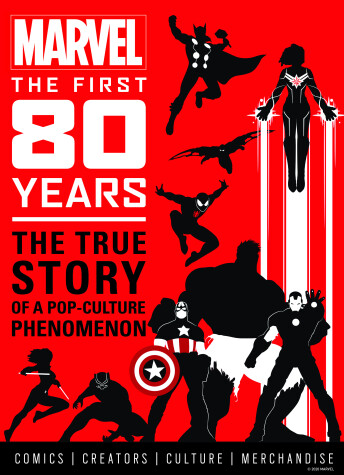 Book cover for Marvel Comics: The First 80 Years