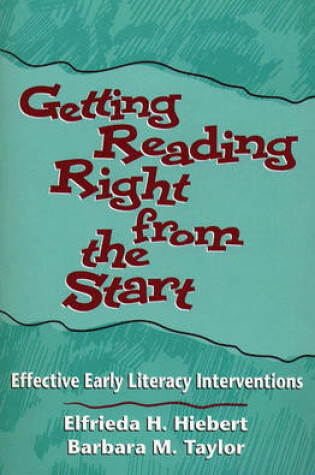 Cover of Getting Reading Right from the Start