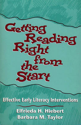 Book cover for Getting Reading Right from the Start