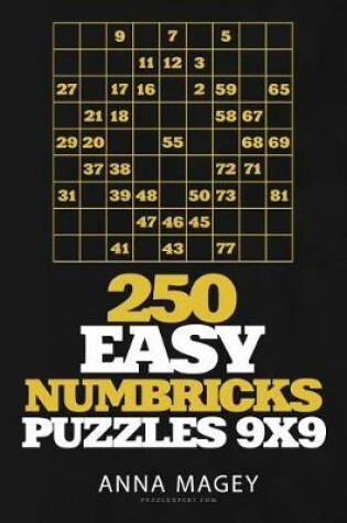 Cover of 250 Easy Numbricks Puzzles 9x9