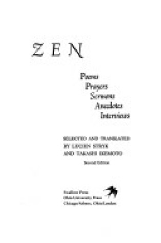 Cover of Zen Poems Prayers