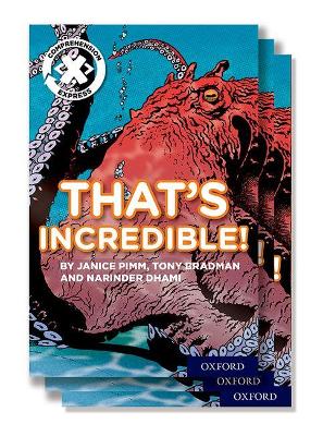 Book cover for Project X Comprehension Express: Stage 1: That's Incredible! Pack of 15