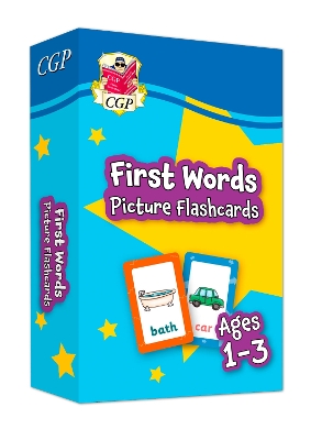 Book cover for New First Words Picture Flashcards for Ages 1-3