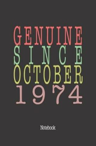 Cover of Genuine Since October 1974