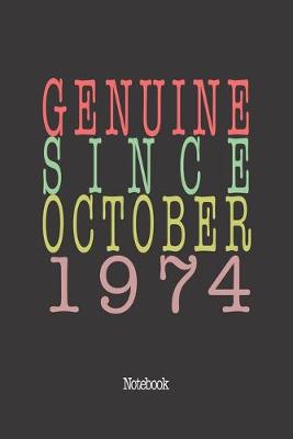 Book cover for Genuine Since October 1974