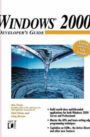 Cover of Windows 2000 Developer's Guide