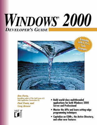 Book cover for Windows 2000 Developer's Guide