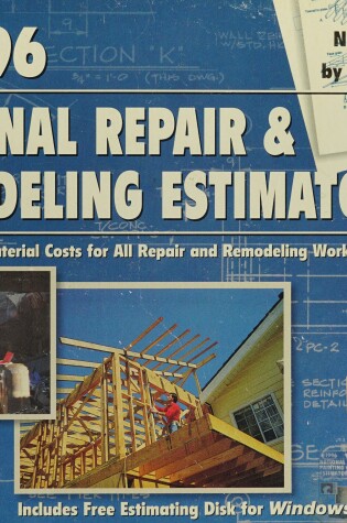 Cover of National Repair and Remodeling Estimator, 1996