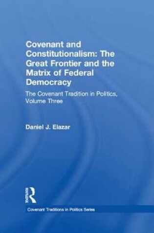 Cover of Covenant and Constitutionalism