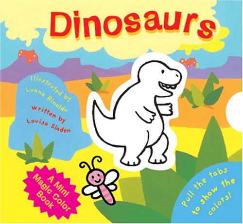 Book cover for A Mini Magic Color Book: Dinosaurs