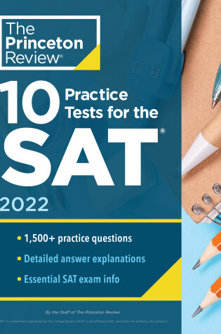 Cover of 10 Practice Tests for the SAT, 2022