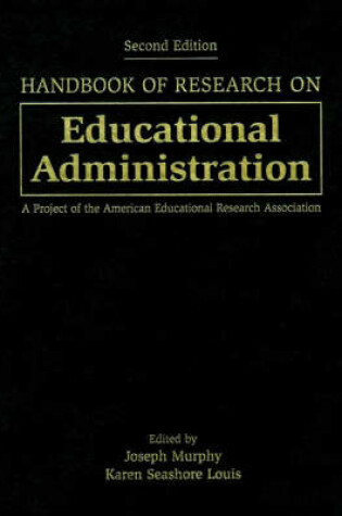Cover of Handbook of Research on Educational Administration