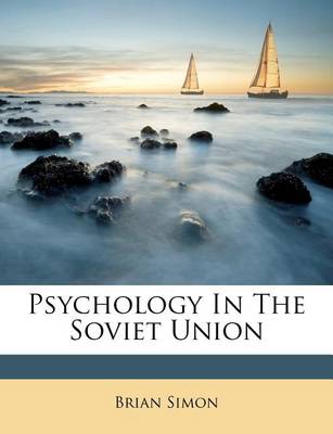 Book cover for Psychology in the Soviet Union