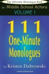 Book cover for 111 One-Minute Monologues