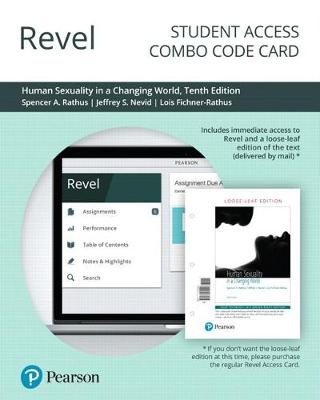 Book cover for Revel for Human Sexuality in a Changing World -- Combo Access Card