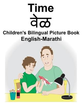 Book cover for English-Marathi Time Children's Bilingual Picture Book