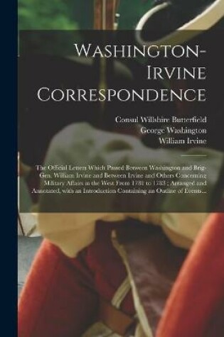 Cover of Washington-Irvine Correspondence