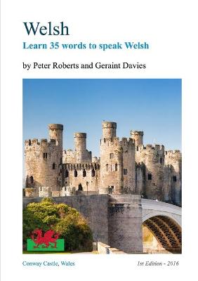 Book cover for WELSH - Learn 35 words to speak Welsh