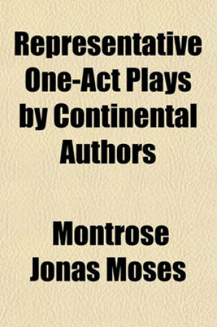 Cover of Representative One-Act Plays by Continental Authors