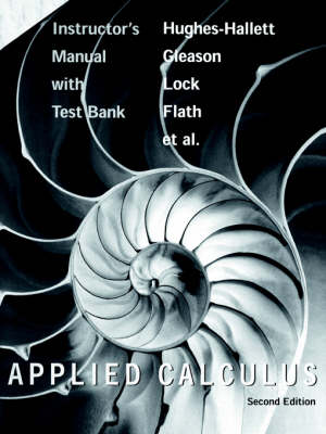 Book cover for Instructor's Solutions Manual to Accompany "Applied Calculus", Second Edition