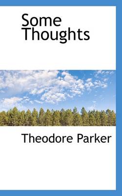 Book cover for Some Thoughts