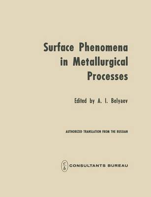 Cover of Surface Phenomena in Metallurgical Processes