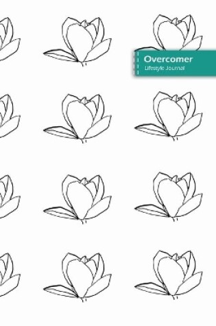 Cover of Overcomer Lifestyle Journal, Blank Write-in Notebook, Dotted Lines, Wide Ruled, Size (A5) 6 x 9 In (White)